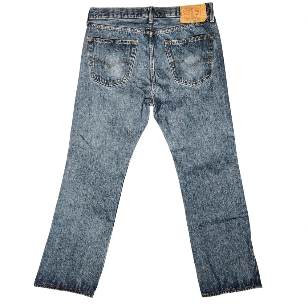 Levi's 501 Original Fit Jeans Mens‎ 36x30 Blue Excellent Straight Leg Button Fly